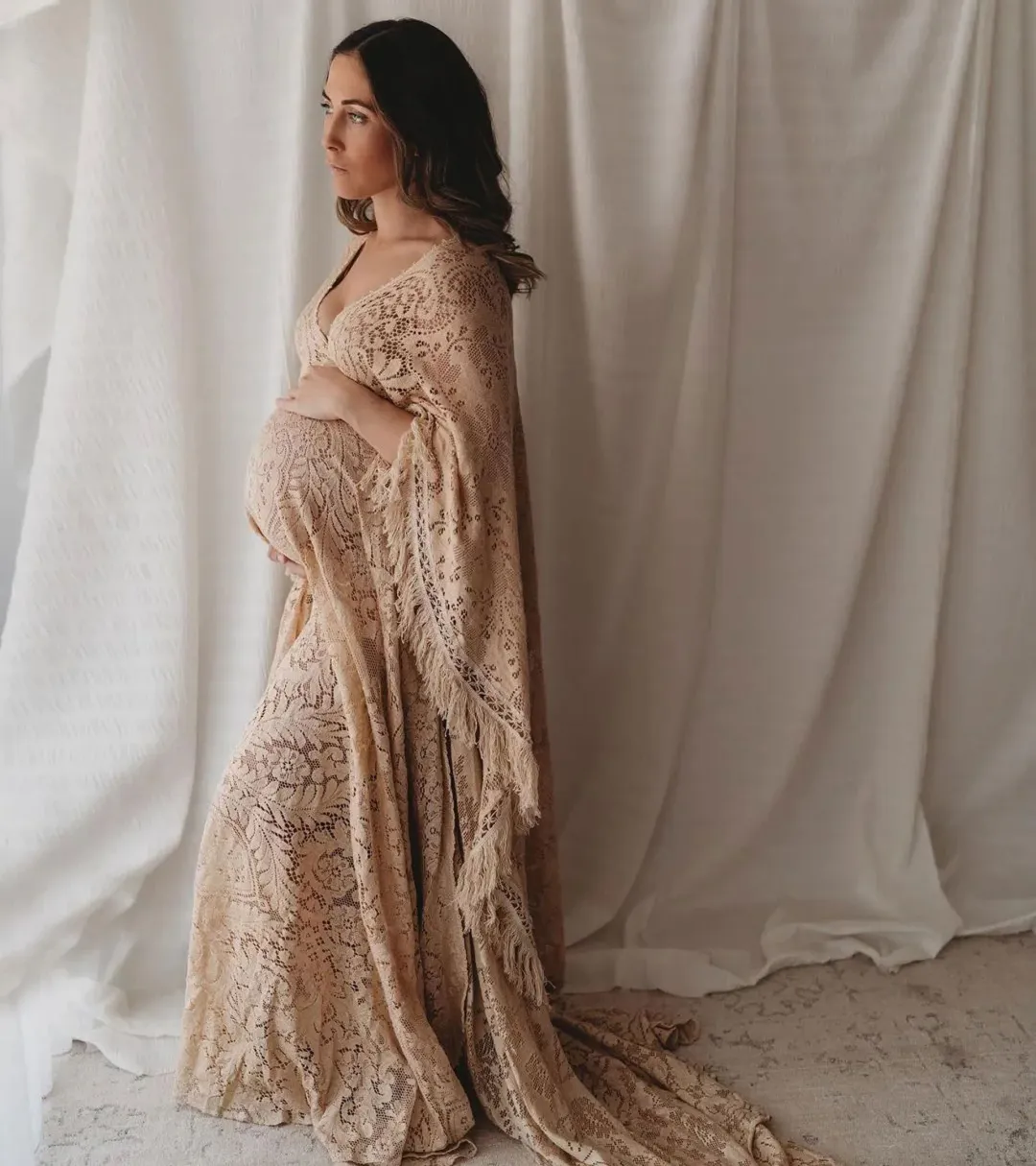 We Are Reclamation Magic Maker Gown Dark Ivory One Size for rent on The Volte - main image