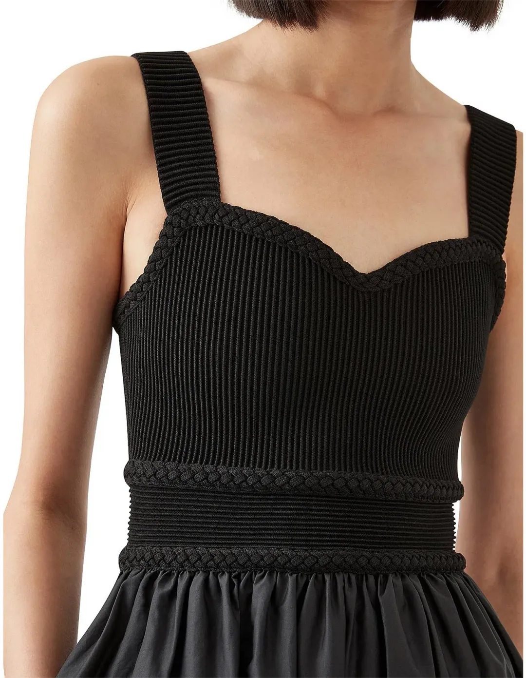 Aje Romarin Dress Black Size M/AU 10 for rent on The Volte - main image