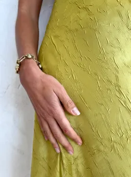 Bec & Bridge Carolina Maxi Dress in Olive Oil Size 8 for rent on The Volte - image 3