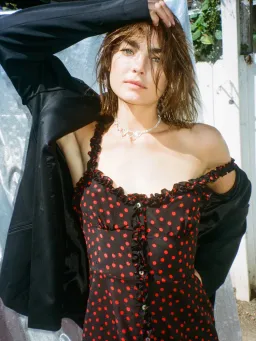 Realisation Par The Juliet Midi Dress in Italia Spot Size M / Au 10 for rent on The Volte - image 3