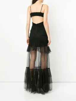 Alice McCall The Only Exception Tulle Maxi Dress Black Size 10 for rent on The Volte - image 3