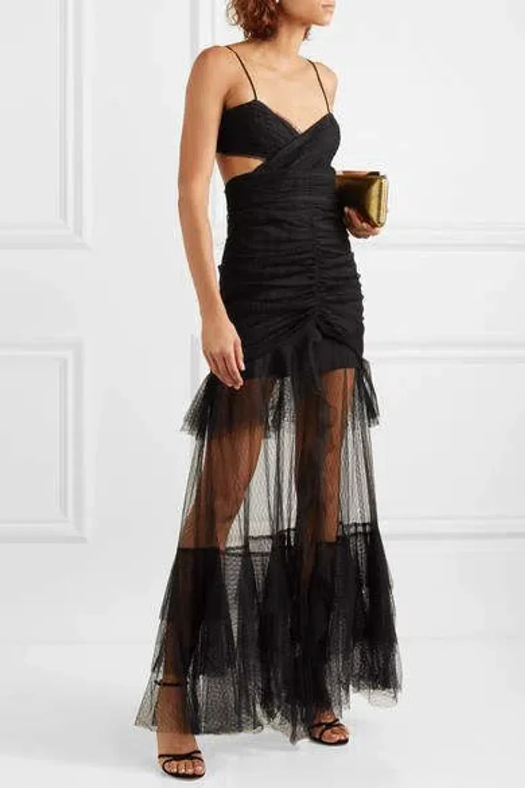 Alice McCall The Only Exception Tulle Maxi Dress Black Size 10 for rent on The Volte - main image