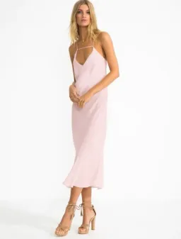 Suboo Amore Slip Dress in Sorbet Size 10 for rent on The Volte - image 3