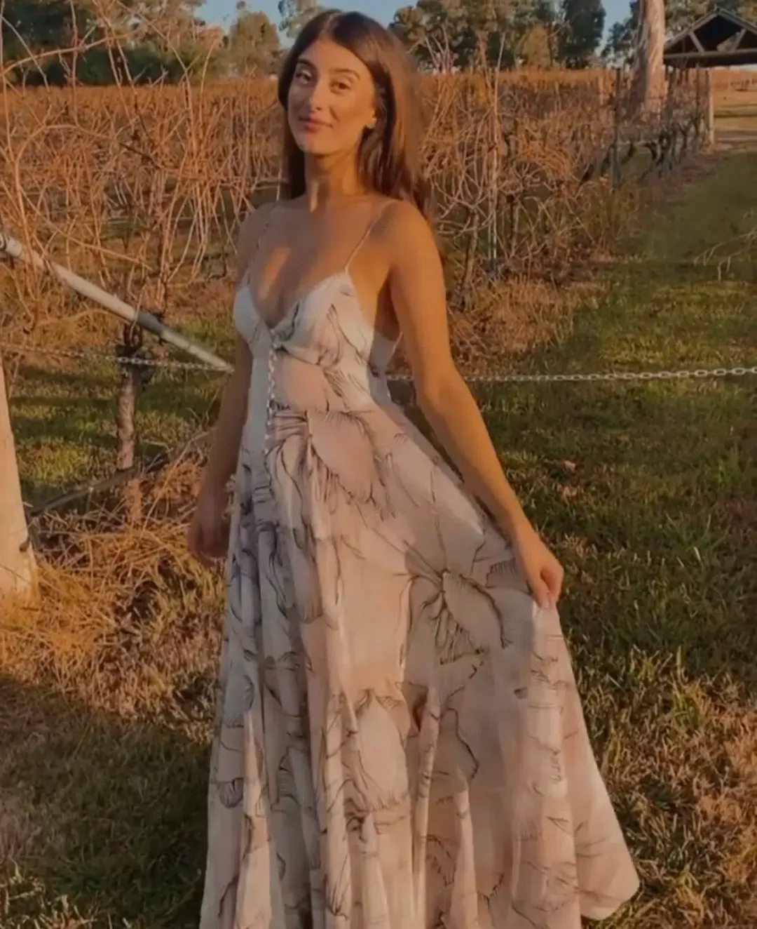 Sass & Bide The Everlasting Sleeveless Maxi Dress Floral Size AU 6  for rent on The Volte - main image