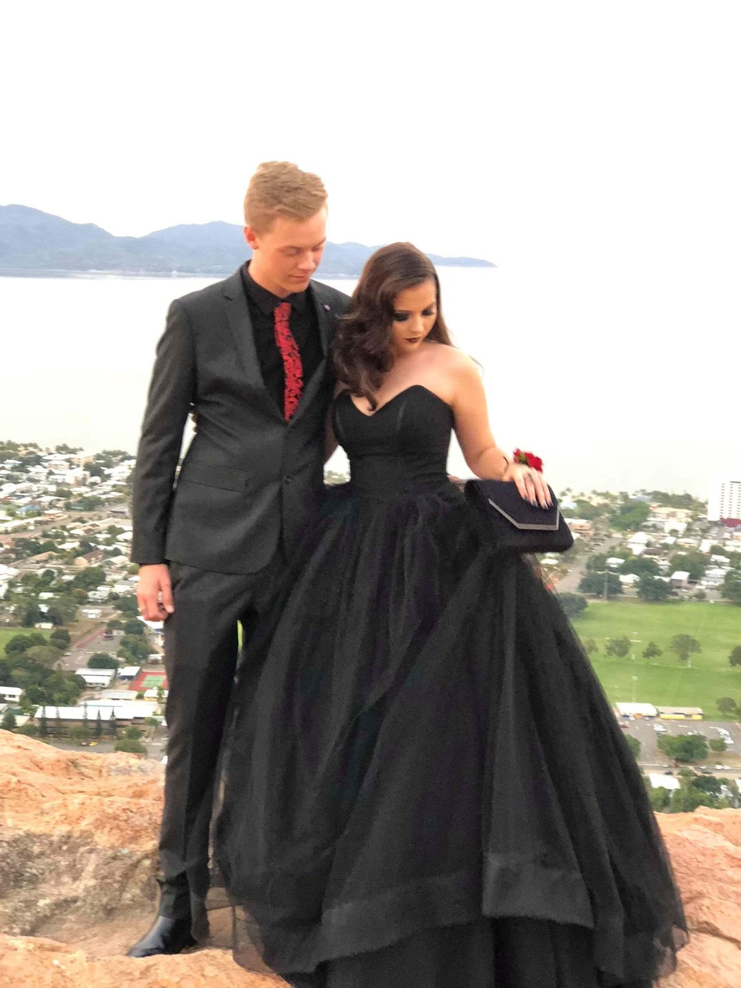 Beautiful Black Ball Gown One Size for rent on The Volte - main image