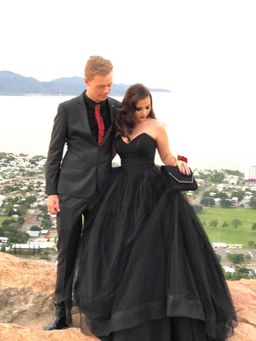 Beautiful Black Ball Gown One Size for rent on The Volte - image 3