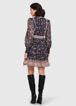 Ministry Of Style Navajo Short Dress Navy Size AU 8 for rent on The Volte - image 2