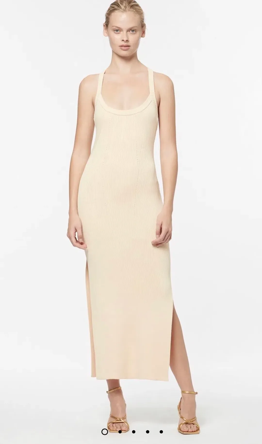 Manning Cartell Sweet Ride Knit Dress Yellow Size AU 8 for rent on The Volte - main image