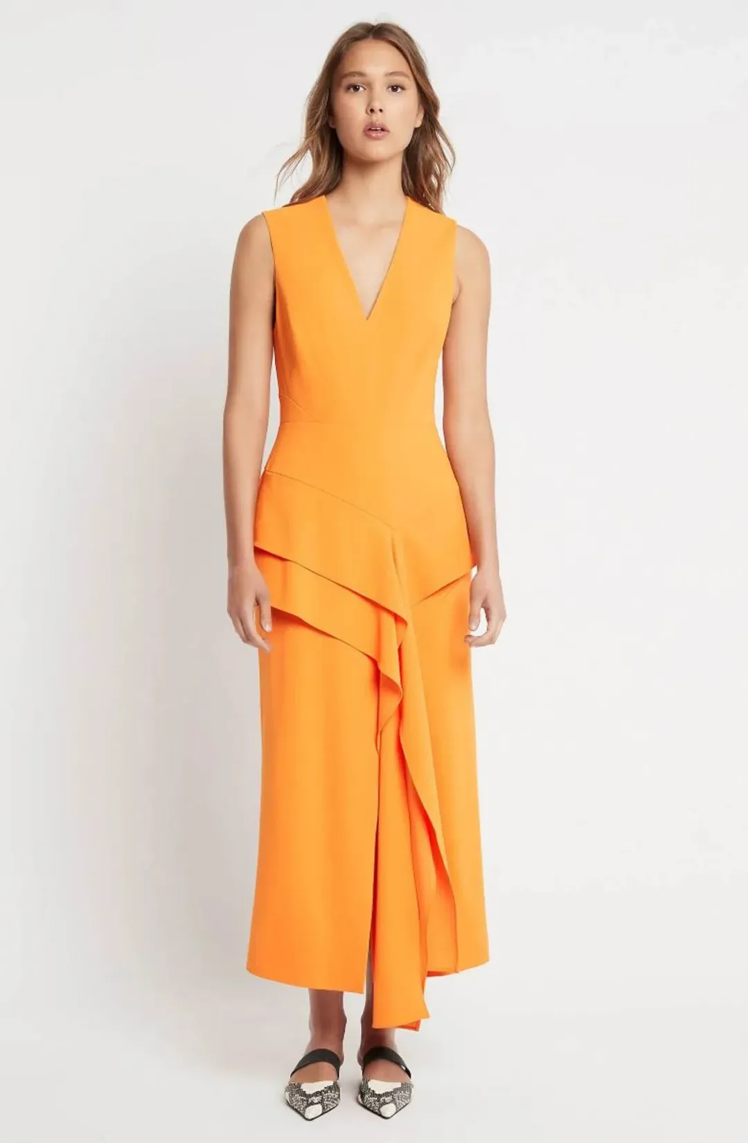 Sass And Bide Gown Orange Size AU 12 for rent on The Volte - main image