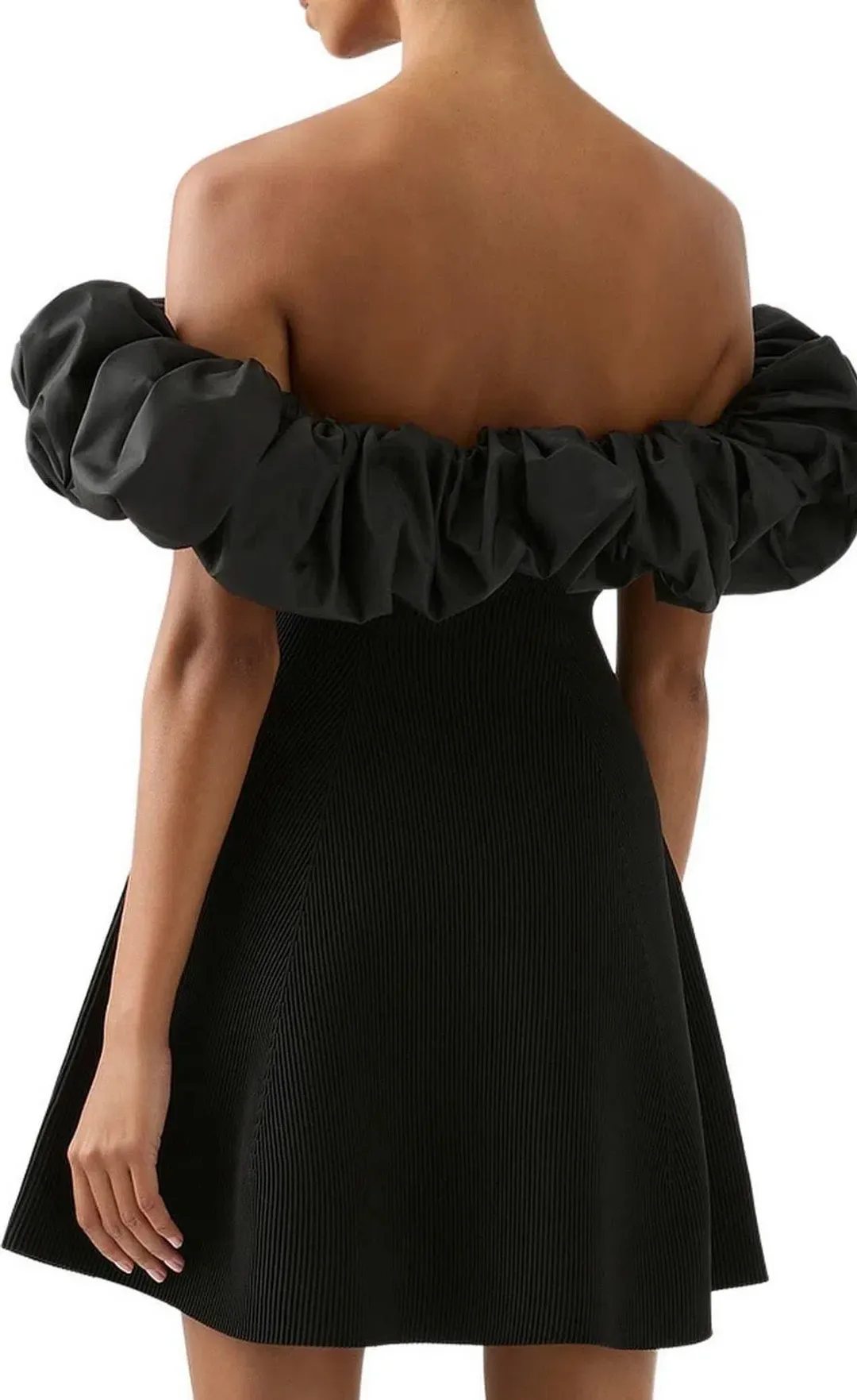 Aje Eldora Mini Dress Black Size XL / Au 14  for rent on The Volte - main image