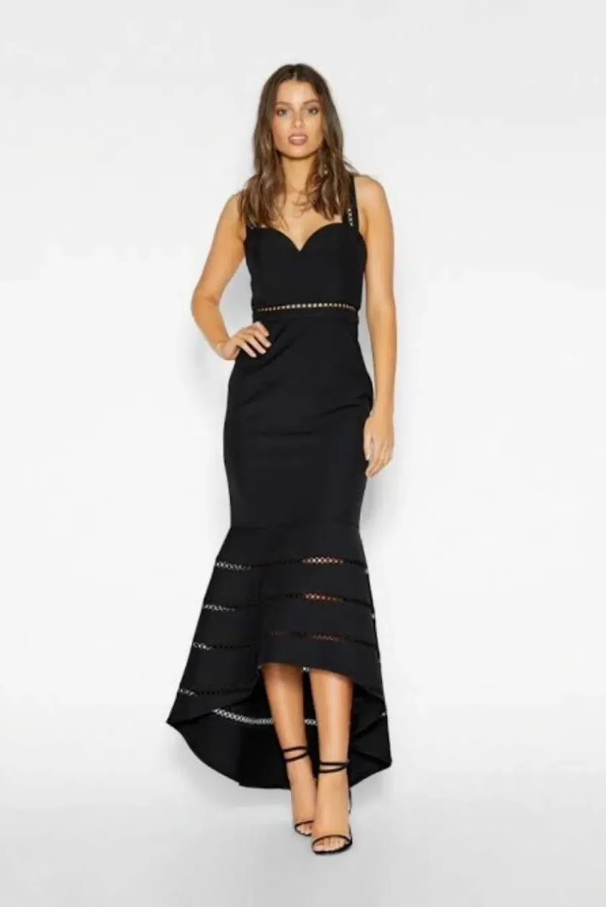 Sheike New York Maxi Dress Black Size 6 for rent on The Volte - main image