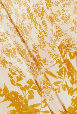 Mikael Aghal Asymmetric Chiffon Dress Floral Size 12 for rent on The Volte - image 4