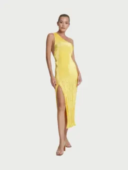 L'Idee Naomi Gown Canary Yellow Hue Size 8/S for rent on The Volte - image 1