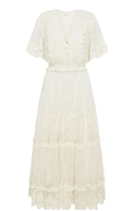 Spell Dawn Dress Cream Size AU 12 for rent on The Volte - image 6