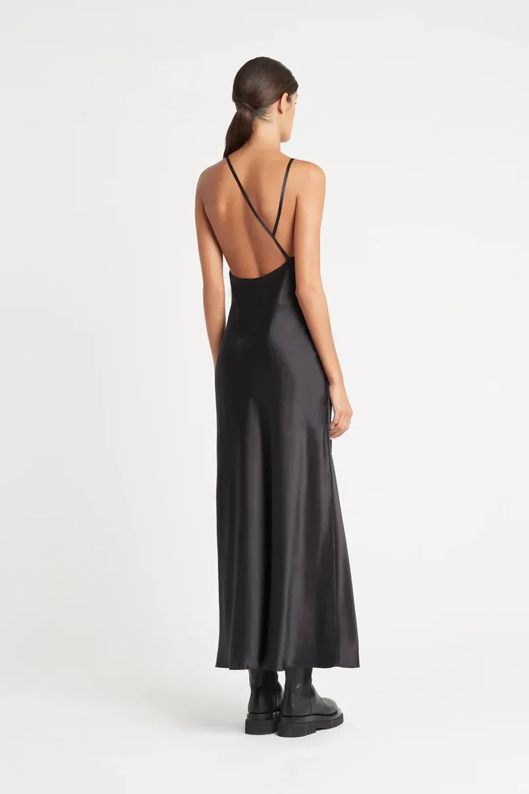 Sir The Label Editta Gown Midi Black Size AU 6 for rent on The Volte - main image