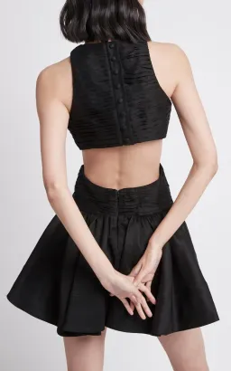 Aje Introspect Cut Out Mini Dress Black Size AU 6 for rent on The Volte - image 3