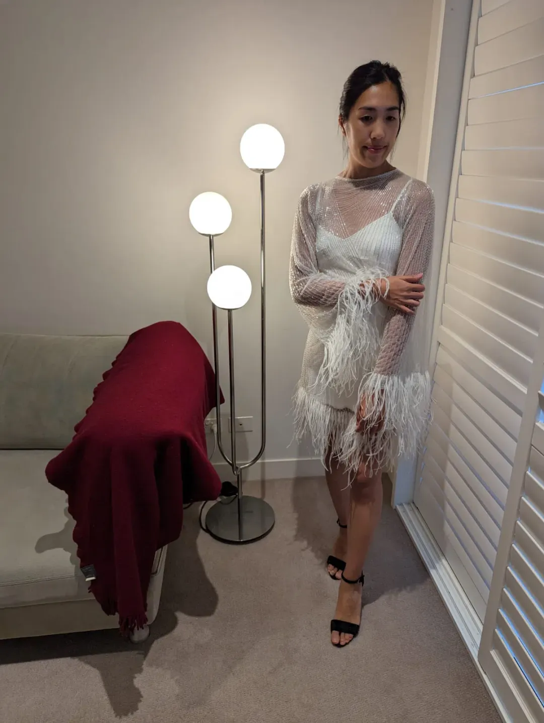 Rachel Gilbert Axel Mini Dress Ivory Size 1 / AU 8 for rent on The Volte - main image