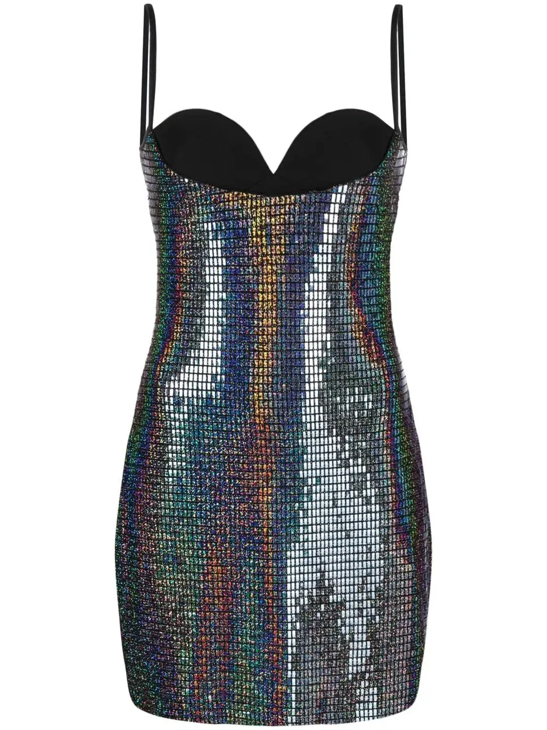 Chiara Ferragni Chainmail Effect Mini Dress Multi Size 40 / AU 8 for rent on The Volte - main image