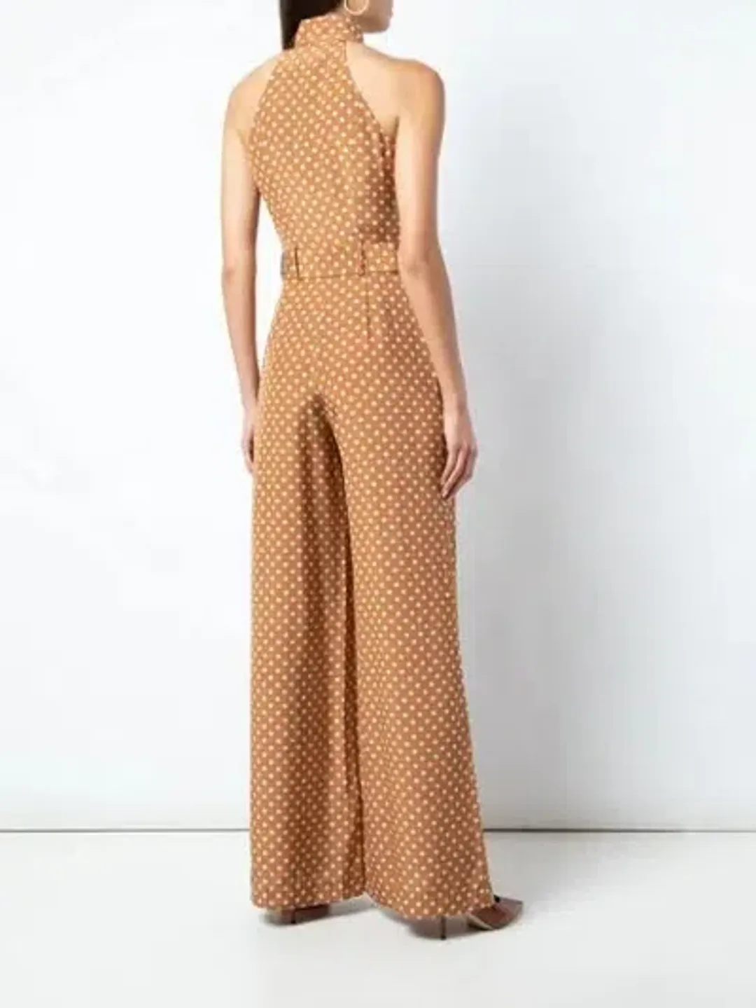 Zimmerman Espionage Silk Jumpsuit Polka Dot Size 1 / AU 10 for rent on The Volte - main image