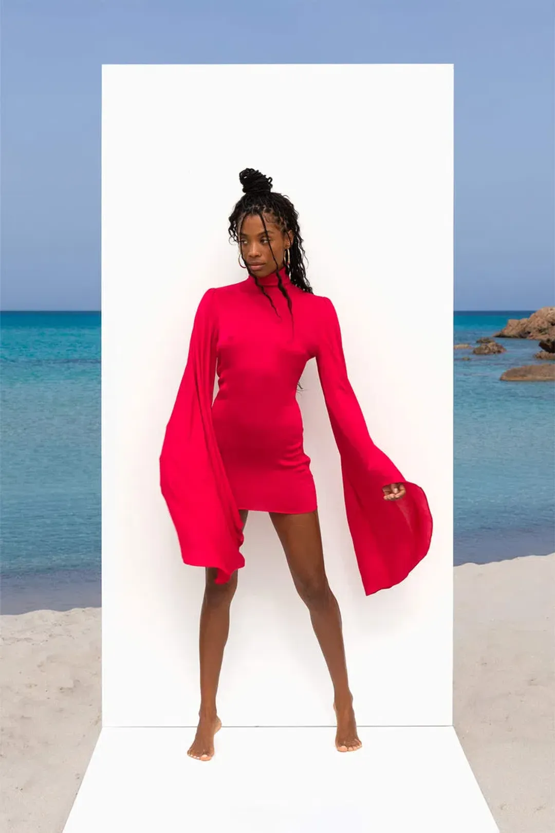 Rat & Boa Farrah Dress Pink Size AU 6 for rent on The Volte - main image