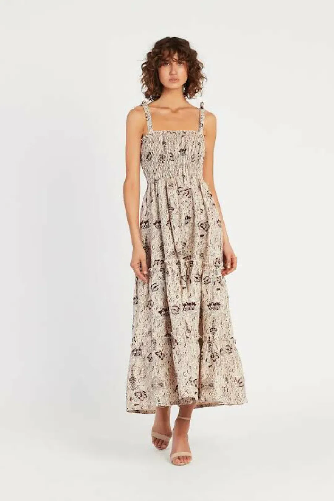 Sir The Label Stella Tiered Maxi Dress Print Size 1 / Au 8 for rent on The Volte - main image