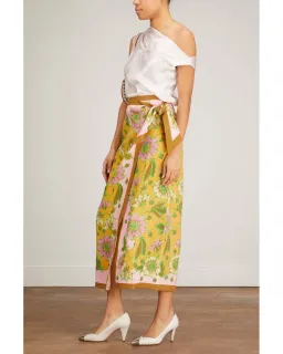 Alemais Winnie Wrap Sarong Skirt Floral Size S / Au 8 for rent on The Volte - image 4