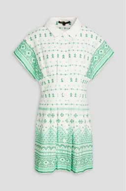 Maje Guipure Dress Print Size 38/AU 10  for rent on The Volte - image 1