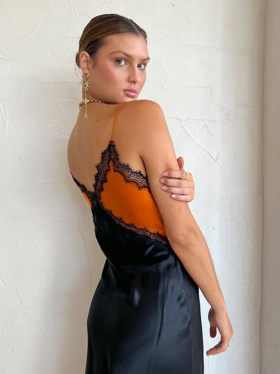 Ginia Sadie Dress In Black Size AU 6 for rent on The Volte - main image