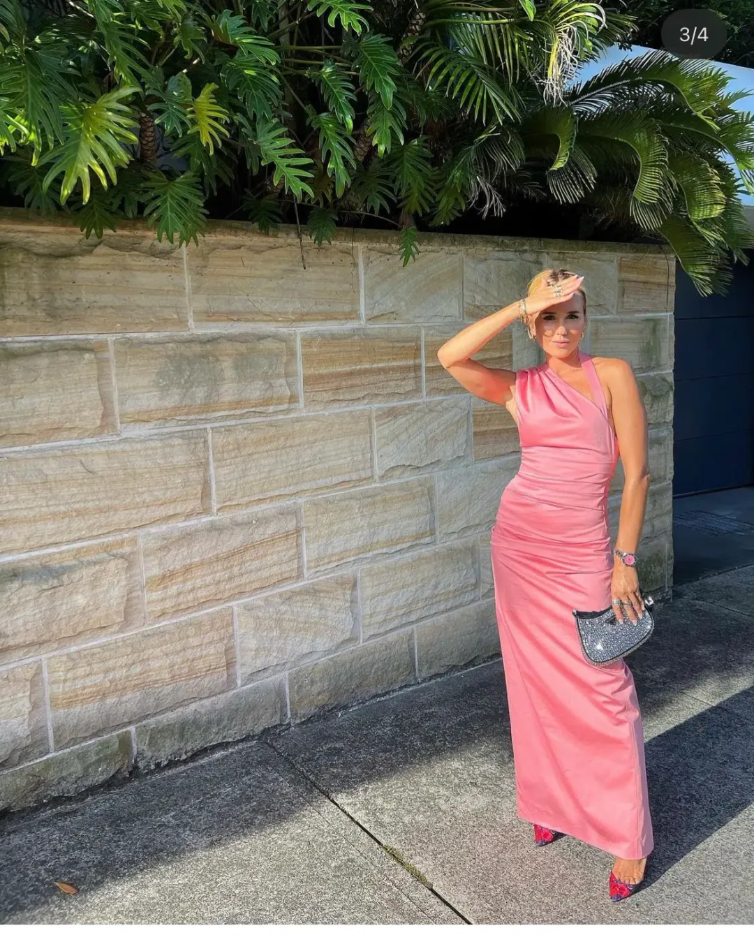 Sir the Label Giacomo Gathered Gown Pink Size 0 / AU 6 for rent on The Volte - main image