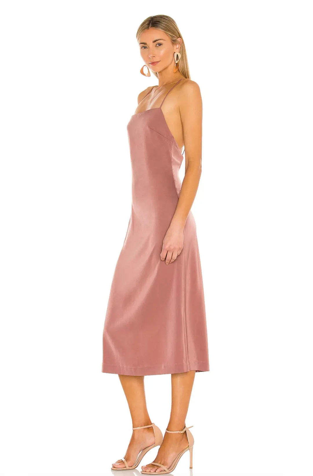 NBD Malia Midi Dress Mauve Size 8  for rent on The Volte - main image