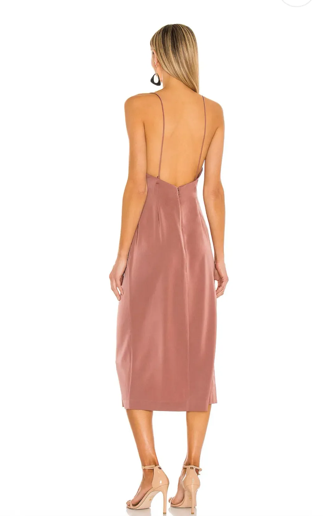 NBD Malia Midi Dress Mauve Size 8  for rent on The Volte - main image