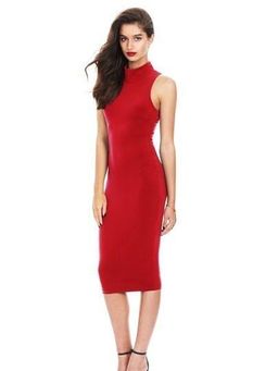 NOOKIE Senorita Halter Dress in Red size 8 for rent on The Volte - image 1