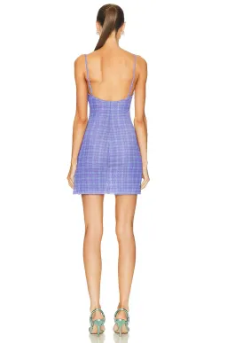 Miaou Anya DressBaby Plaid Periwinkle Purple Size AU 6 for rent on The Volte - image 3