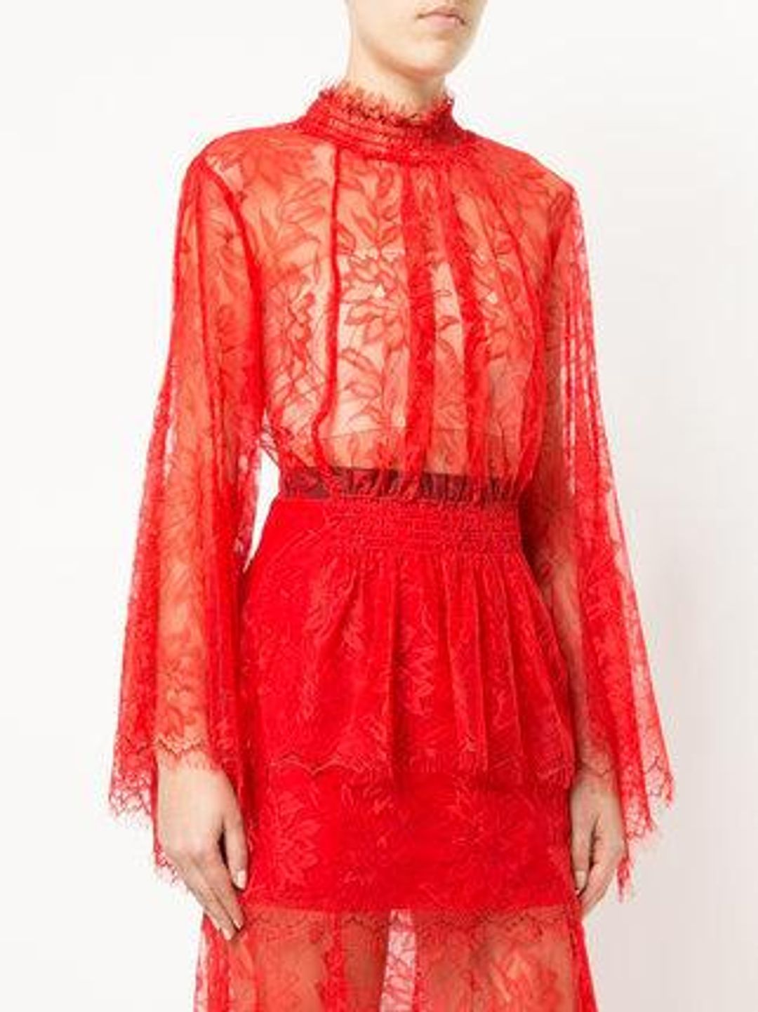 Alice McCall Red Love Myself Top & Skirt size 8 for rent on The Volte - main image