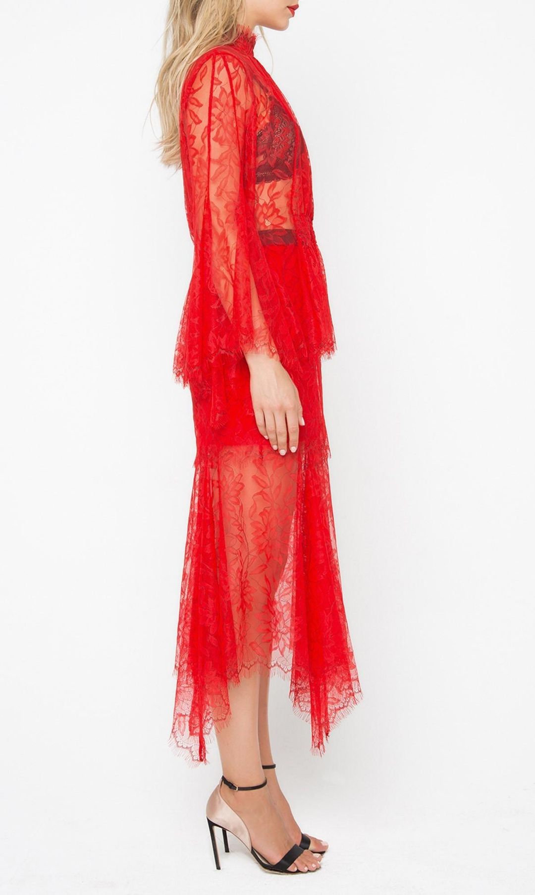 Alice McCall Red Love Myself Top & Skirt size 8 for rent on The Volte - main image