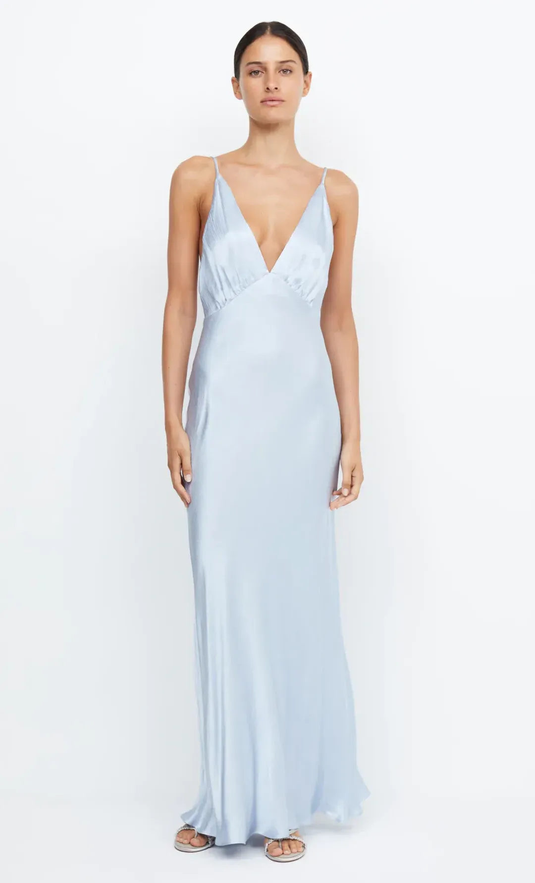 Bec & Bridge Moon Dance V Maxi Dress Blue Size 8 / S for rent on The Volte - main image