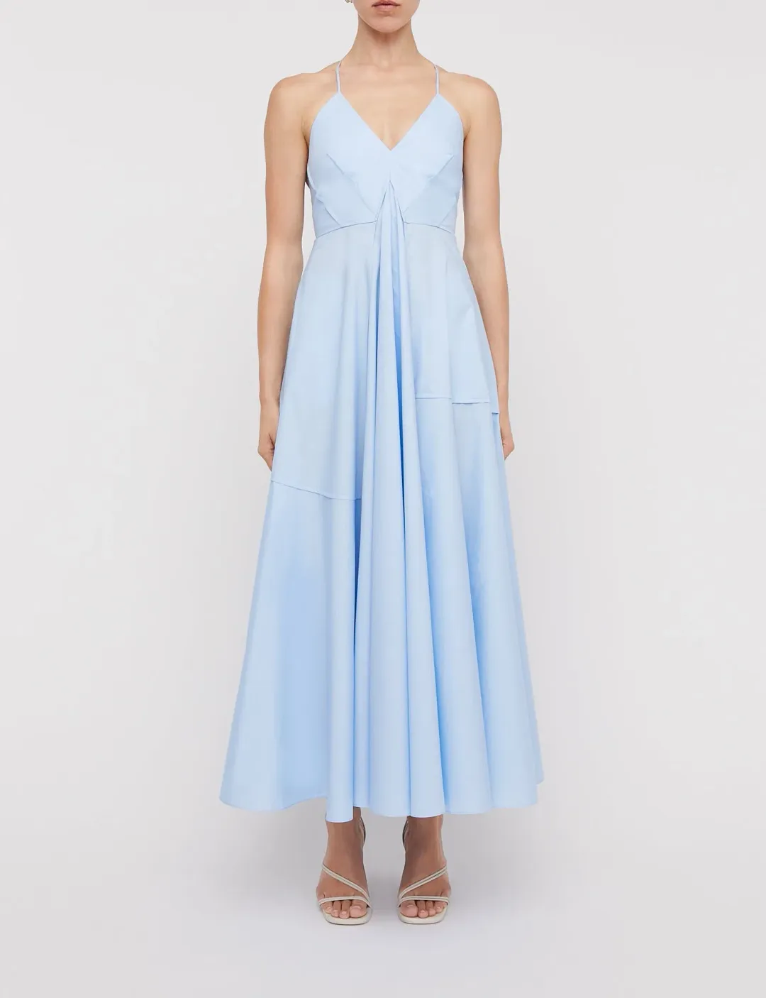 Scanlan Theodore Parachute Strappy Dress Blue Size 6 / XS for rent on The Volte - main image