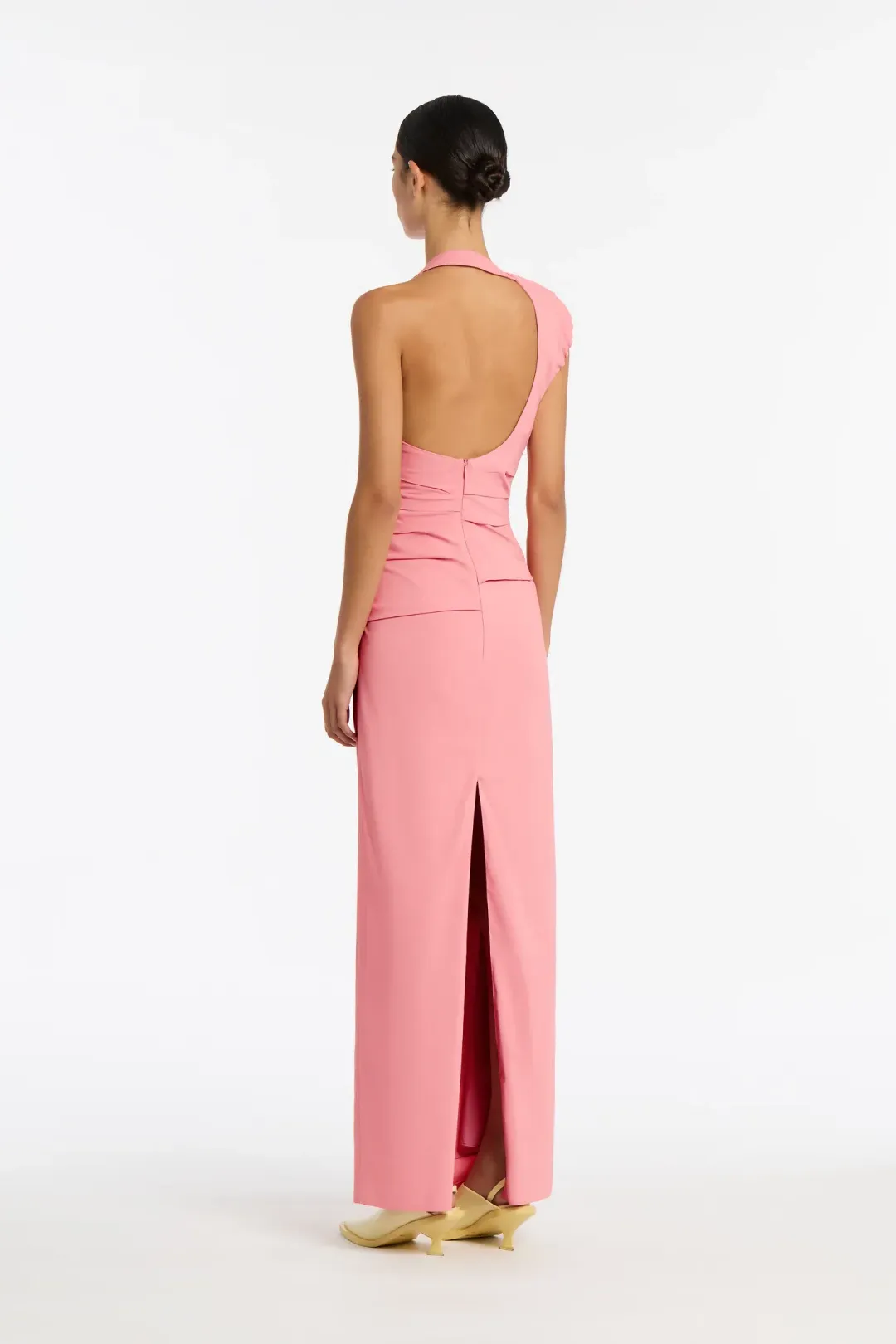 Sir the Label Giacomo Gathered Gown Pink Size 10  for rent on The Volte - main image