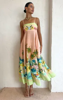 Alemais Mermaid Point Sundress Print Size 10  for rent on The Volte - image 2