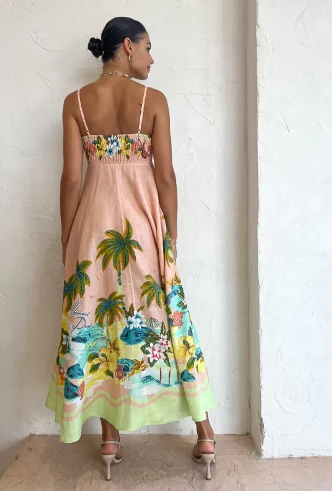 Alemais Mermaid Point Sundress Print Size 10  for rent on The Volte - main image