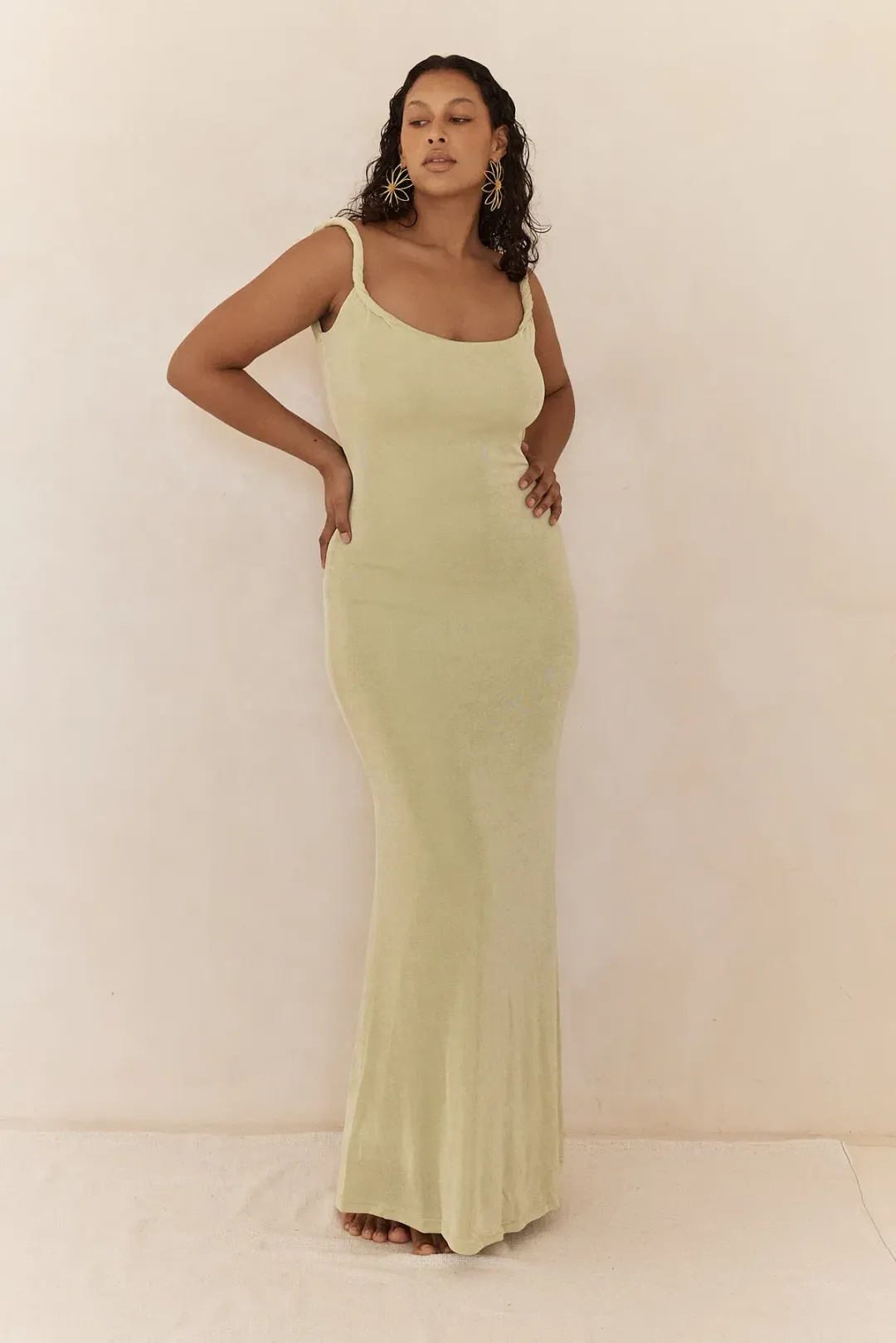 Johansen Frida Dress Green Size 10 for rent on The Volte - main image