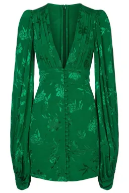Rat & Boa Isabella Mini Dress Green  Size XXS/ AU 4 for rent on The Volte - image 2