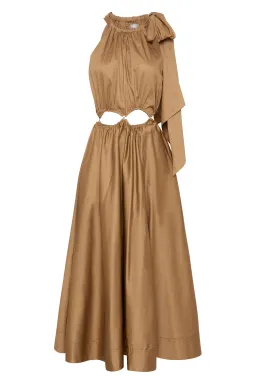 Aje Henriette Tie Strap Midi Dress Willow Size 12 for rent on The Volte - image 7