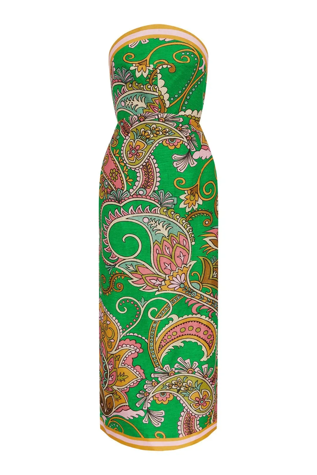 Alemais Marion Bodice Dress Emerald Size 6 for rent on The Volte - main image