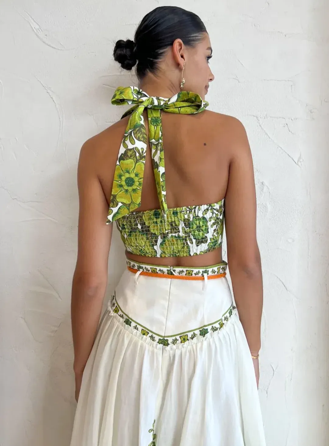 Alemais Wallis Bralette And Skirt Set Myrtle Size 8 for rent on The Volte - main image