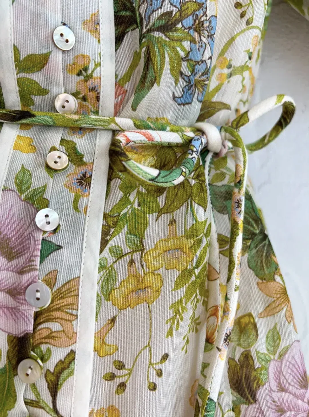 Alemais Eden Mini Dress Floral Size 10 for rent on The Volte - main image