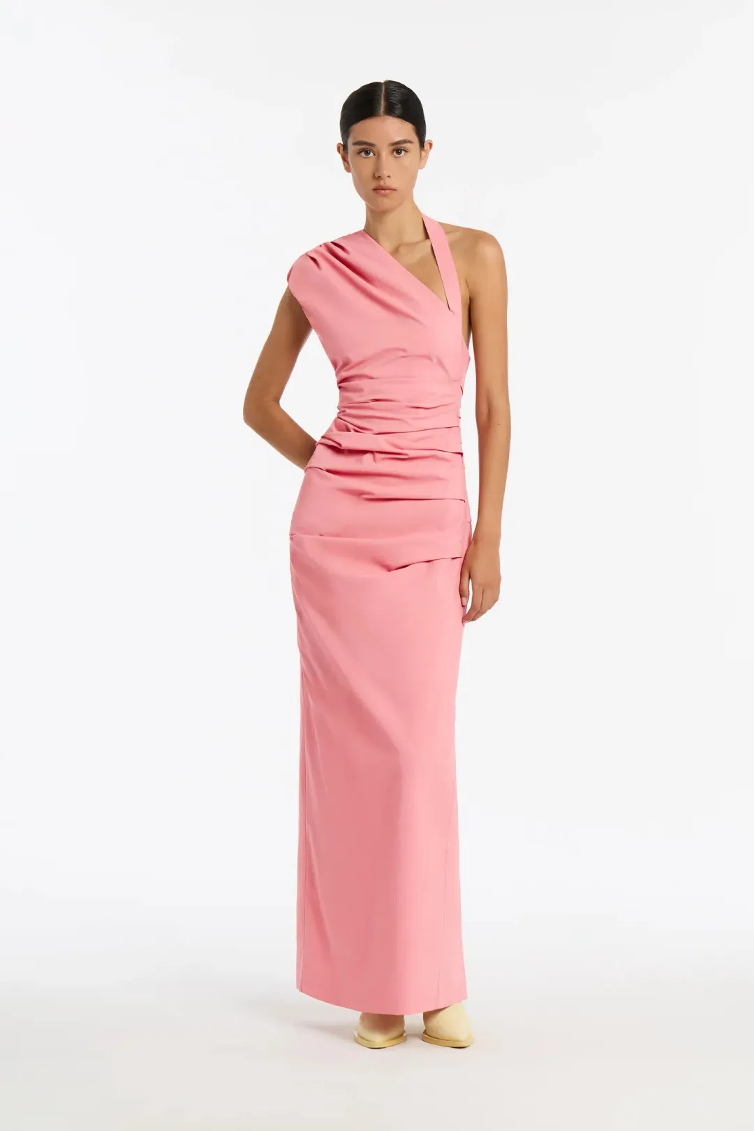 Sir the Label Giacomo Gathered Gown Pink Size 2 / AU 10 for rent on The Volte - main image