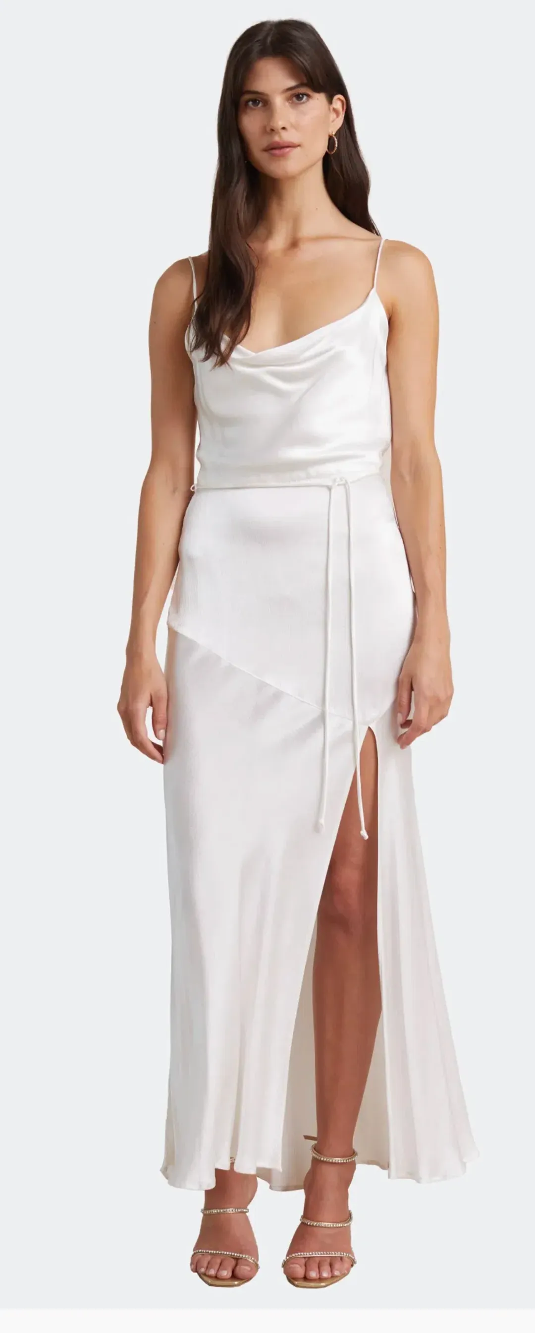 Bec & Bridge Moon dance Midi in Ivory Size AU 10 for rent on The Volte - main image