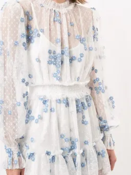 Alice McCall Floral-Print Transparent Playsuit Floral Size 6 for rent on The Volte - image 3