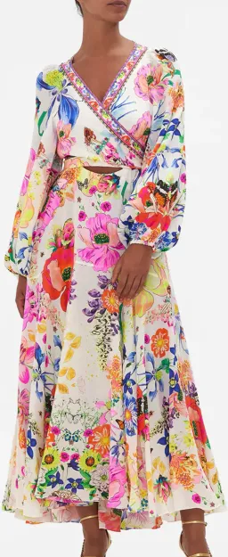 Camilla Wrap Tie Dress Fairy Gang Size 8  for rent on The Volte - image 7